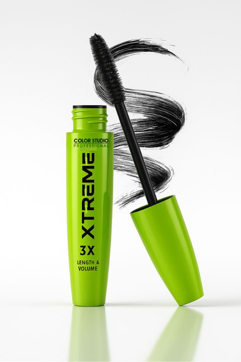 Color Studio Xtreme 3X Lash Mascara – Triple-Length & Volume Boost |