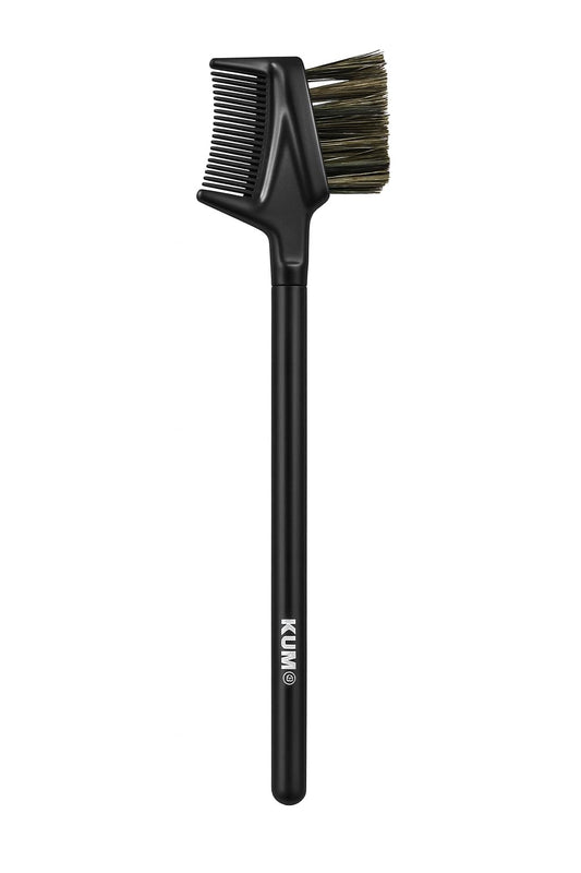 KUM Beauty Tools Eyebrow & Lash Brush – Professional 2-in-1 Grooming Tool