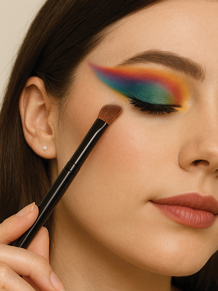 TILT HEAD SMUDGE BRUSH - PRO MAKEUP BRUSHES COLOR STUDIO