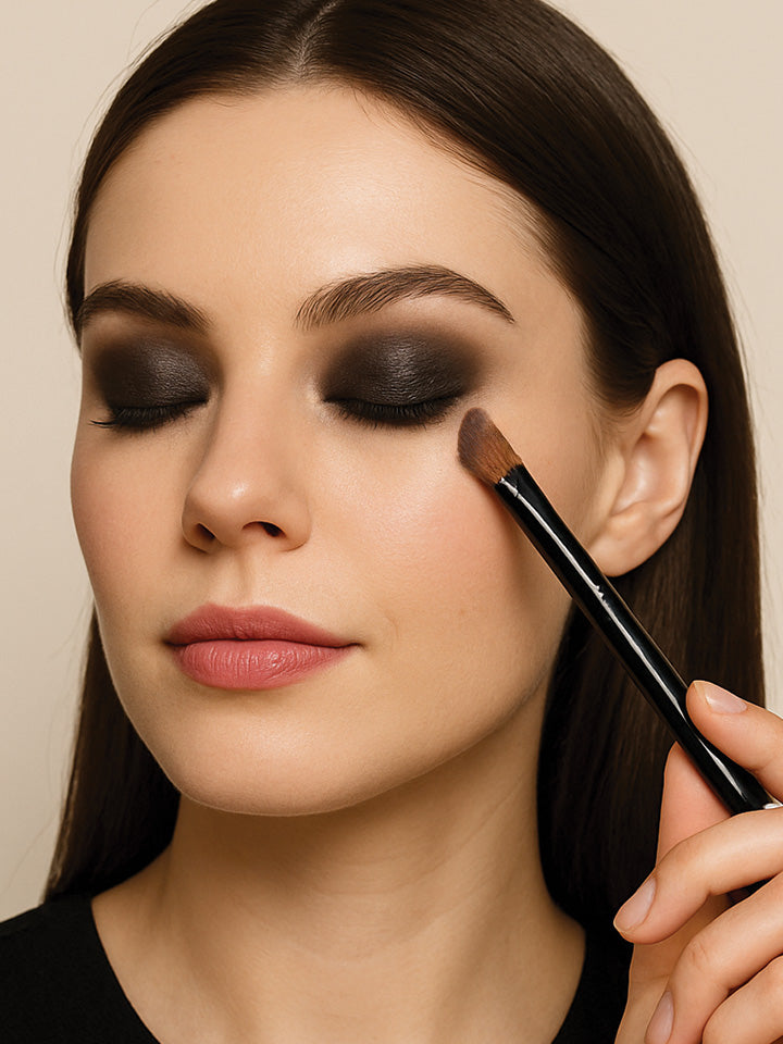 TILT HEAD SMUDGE BRUSH - PRO MAKEUP BRUSHES COLOR STUDIO